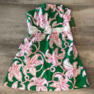 Lilly Pulitzer strapless dress